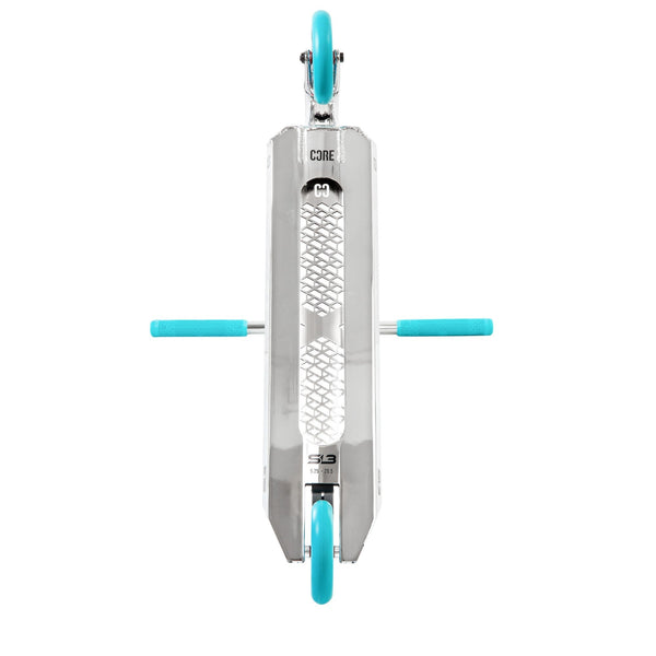 CORE SL3 Complete Stunt Scooter - Chrome/Teal