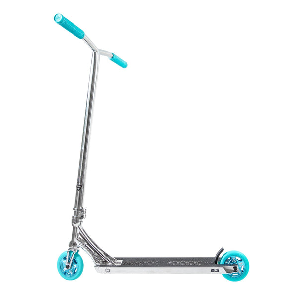 CORE SL3 Complete Stunt Scooter - Chrome/Teal
