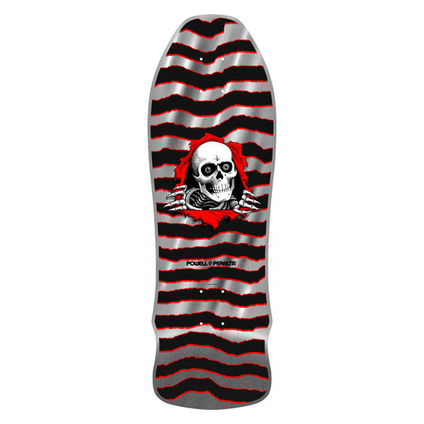 Powell-Peralta Geegah - Ripper '13' - Silver Foil 9.75" (Shape 179) by Powell Peralta