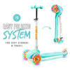 CORE Kids Foldy 3 Wheel Scooter - Teal/Peach