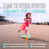 CORE Kids Foldy 3 Wheel Scooter - Teal/Peach