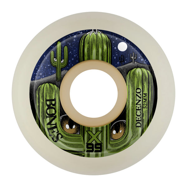 BONES WHEELS X-Formula Decenzo Cat Eye Cacti 52mm V5 Sidecut 99A