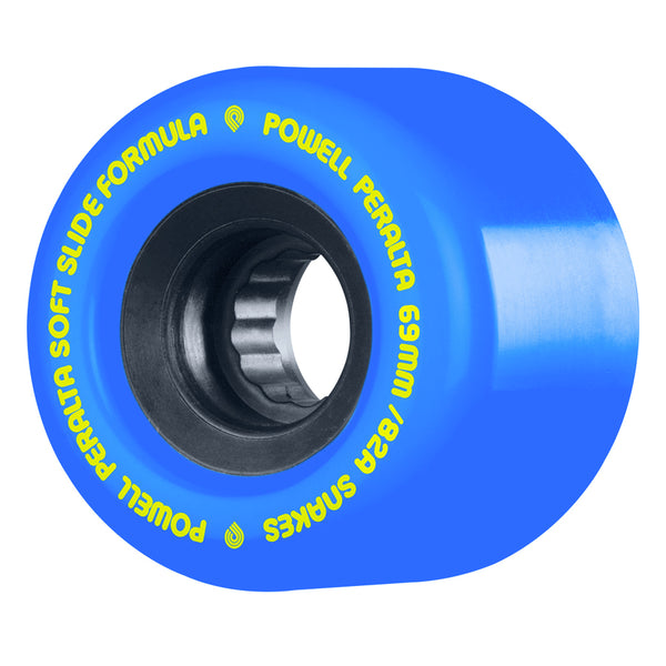 Powell-Peralta Soft Slide Formula Snakes 69mm x 48mm 82A Blue by Powell Peralta