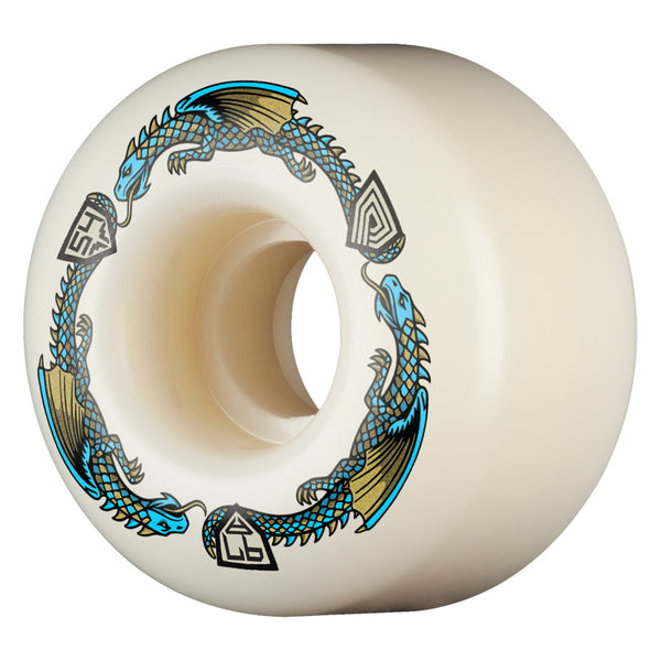 Powell-Peralta Dragon Formula - 54mm x 34mm - 97A - V4 - Blue by Powell Peralta