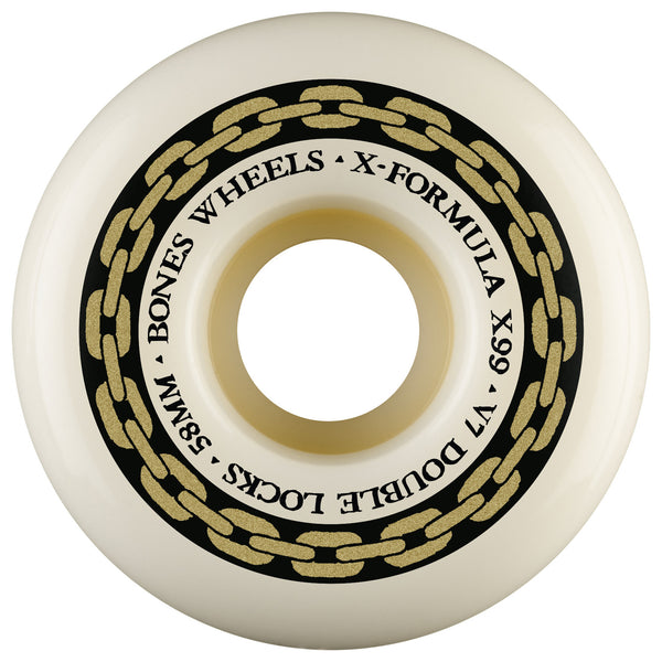 BONES Wheels - X-Formula - Double Lock - 58mm - 99A - V7 (Spring '26) by Bones Wheels