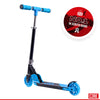 CORE Kids Foldy Junior Kick Scooter – Black/Blue (LED Wheel)