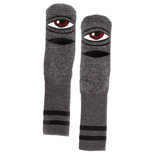 Toy Machine Heather Sect Eye Sock Heather Black