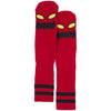 Toy Machine Monster Face Sock Red by Toy Machine