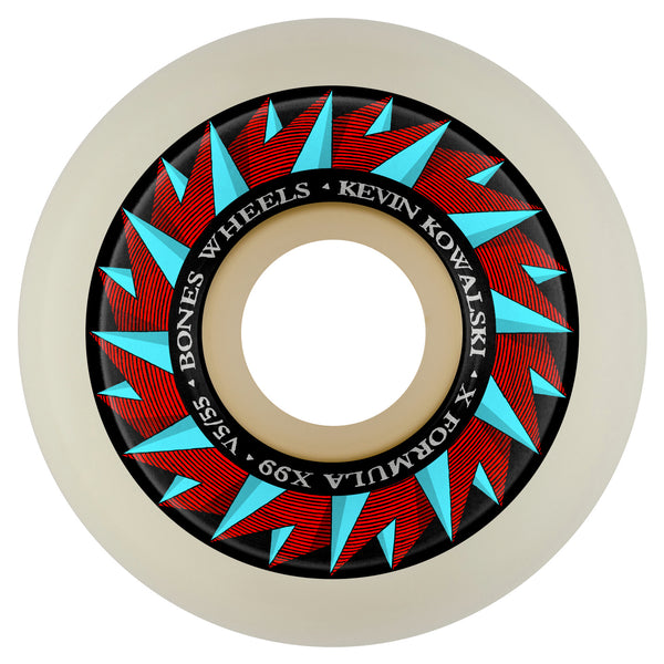BONES WHEELS X-Formula Kowalski 'Against the Grain' 55mm V5 Sidecut 99A by Bones Wheels