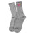 Toy Machine Brain Monster Sock Grey by Toy Machine