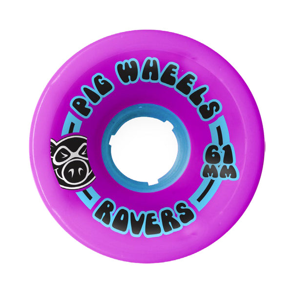 Pig Wheels Rover Pink / Lt. Blue Core 61mm / 85A by Pig Wheels