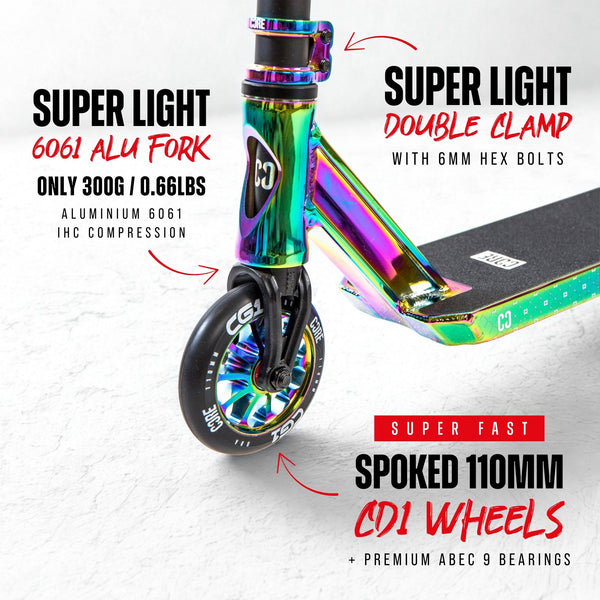 CORE CG1 Mini Complete Stunt Scooter - Neo/Black
