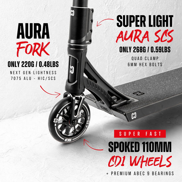 CORE ST3 Complete Stunt Scooter - Black
