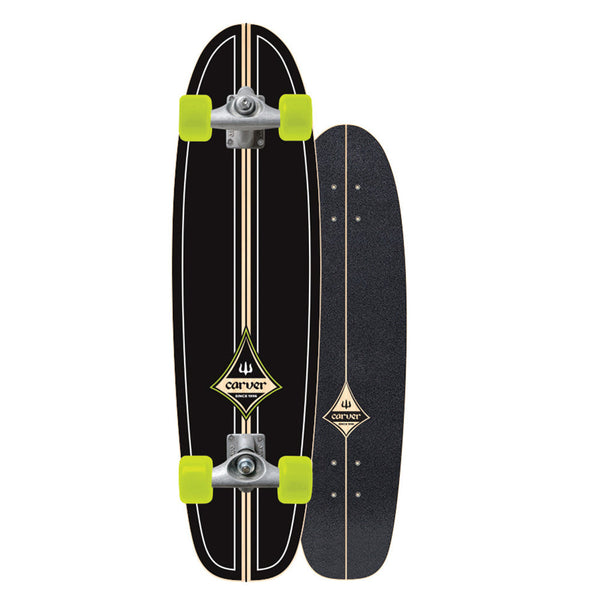 Carver Skateboards - 29" Surfrider Black - C5 Complete