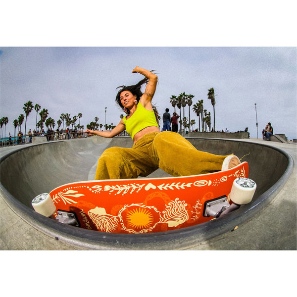 Carver Skateboards - 31" GrlSwirl Sunflower - CX Complete
