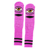 Toy Machine Heather Sect Eye Sock Neon Pink by Toy Machine