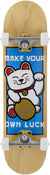 Enuff Lucky Cat Natural Complete Skateboard - 8.0" x 32"