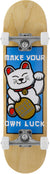 Enuff Lucky Cat Mini Natural Complete Skateboard - 7.25" x 29.5"
