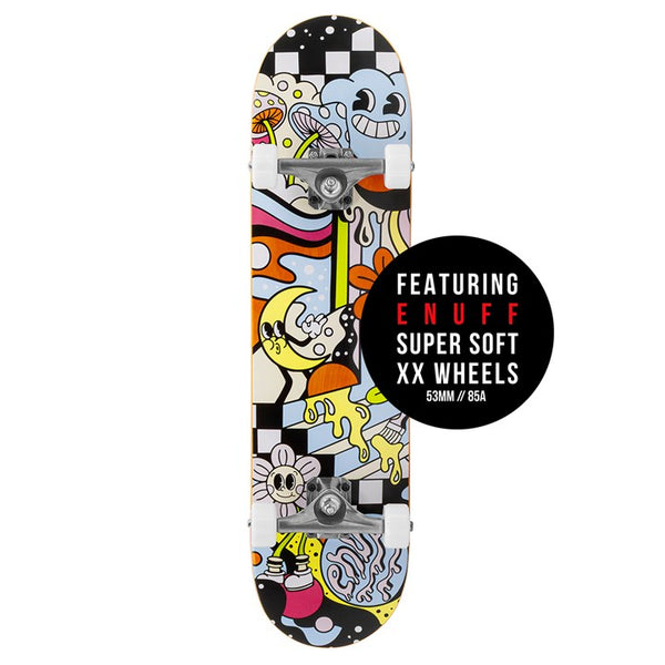 Enuff Meltworld Dazed Skateboard - 7.75"