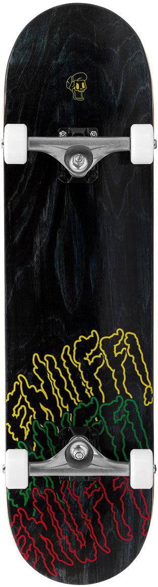 Enuff Three Tier Reloaded Black Complete Skateboard - 8.0" x 32.0"