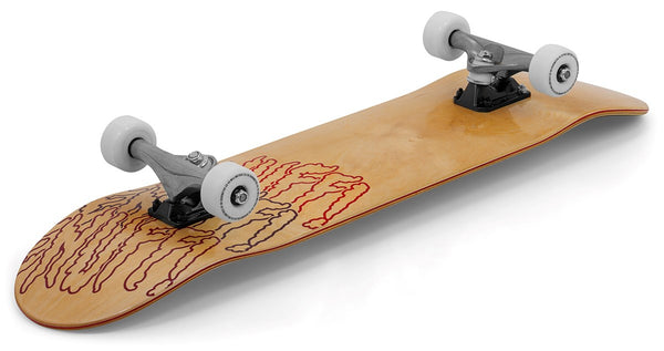 Enuff Three Tier Reloaded Natural Complete Skateboard - 8.0" x 32.0"