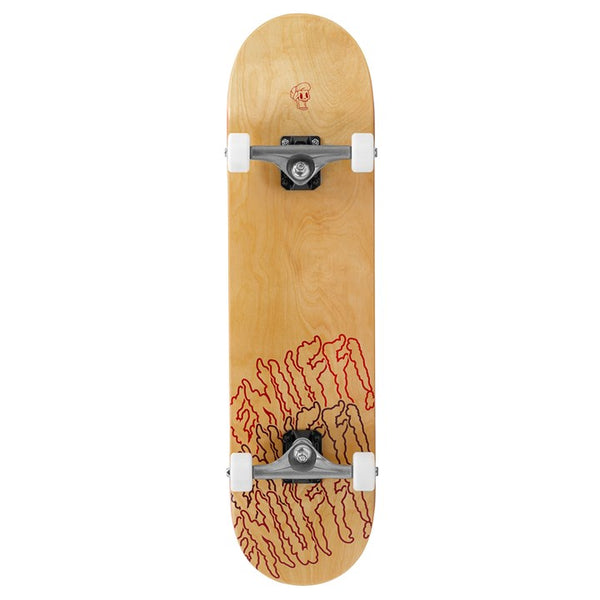 Enuff Three Tier Reloaded Natural Skateboard - 8.0"