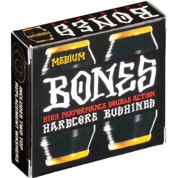 BONES Wheels Bushings Medium Black / Yellow (91A) by Bones Wheels