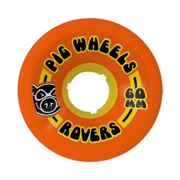 Pig Wheels Pig Rover Orange / Yellow Core 60mm / 85A by Pig Wheels