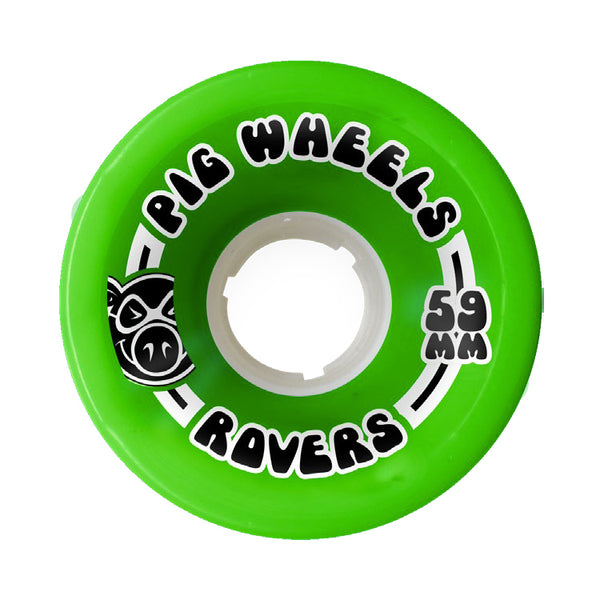 Pig Wheels Rover Green / White Core 59mm / 85A by Pig Wheels