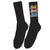 Toy Machine Triple Cat Sock Black by Toy Machine