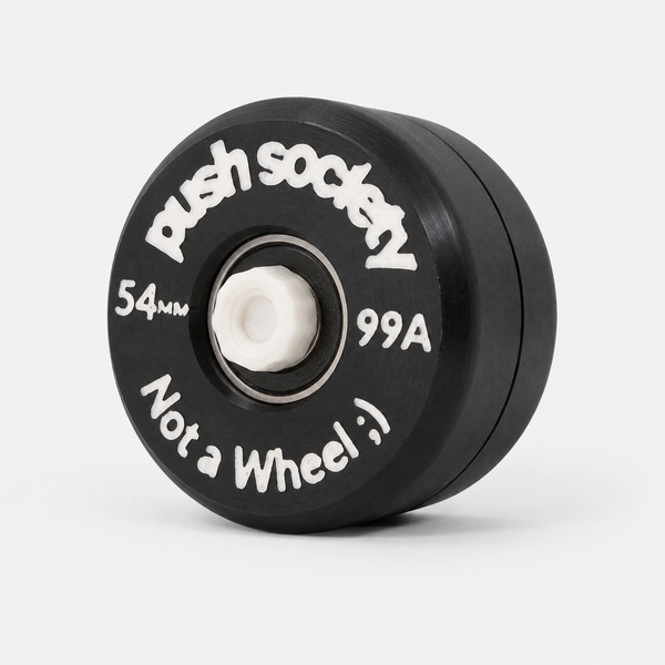 Push Society 54mm Skate Wheel Fidget Spinner – Genuine ABEC 9 Bearings