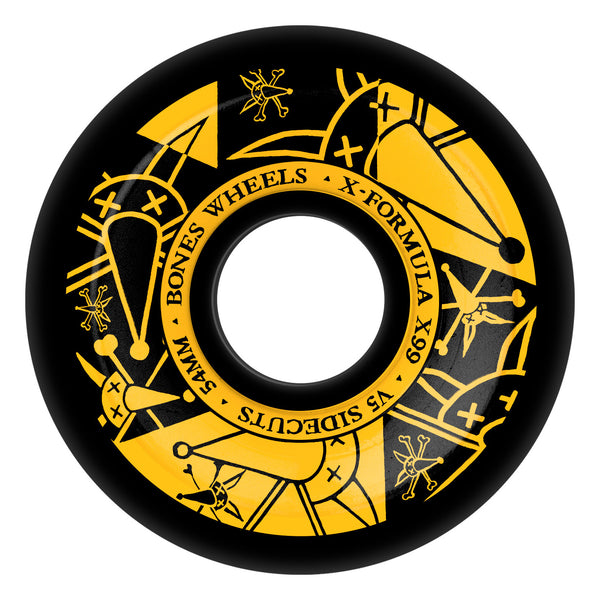 BONES Wheels Vato Noir - 54mm x 32mm - 99A - V5 Sidecut - Black by Bones Wheels