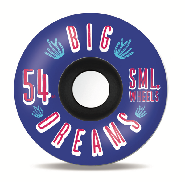 sml. Wheels Succulent Cruiser Blue Dreams 54mm V-Cut 92a by sml.