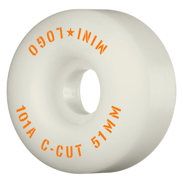 Mini-Logo C-Cut "2" - 51mm X 101a White