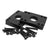 Mindless 2 Angled Risers And 8 Bolts - Black