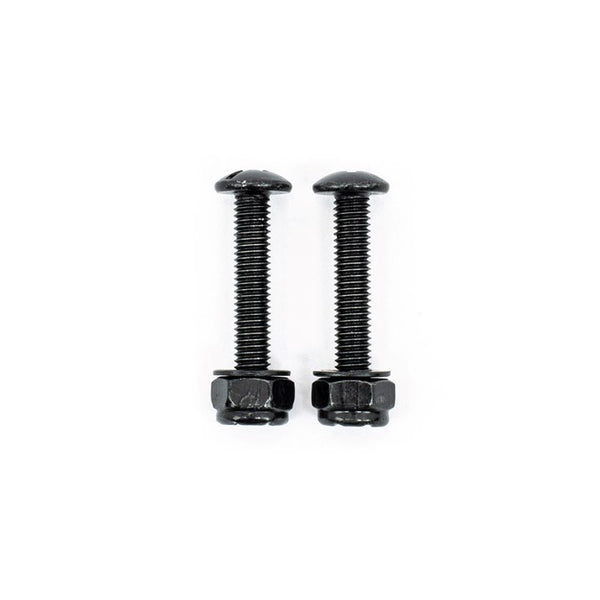 Mindless Drop Thru Bolts (Pack Of 8) - Black