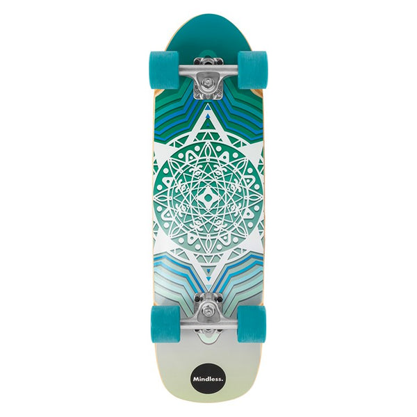 Mindless Drifter Cruiser Skateboard - Teal - 28"