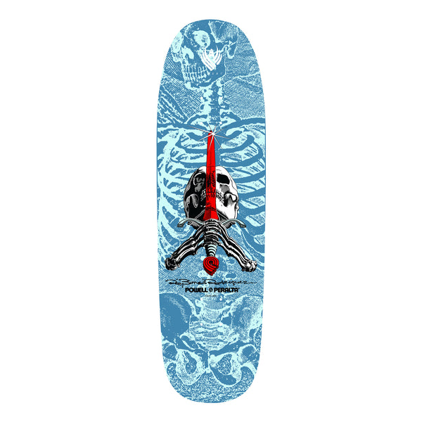 Powell Peralta Ray Rodriguez Skull and Sword Flight Skateboard Deck 3 - 9.265" x 32" by Powell Peralta