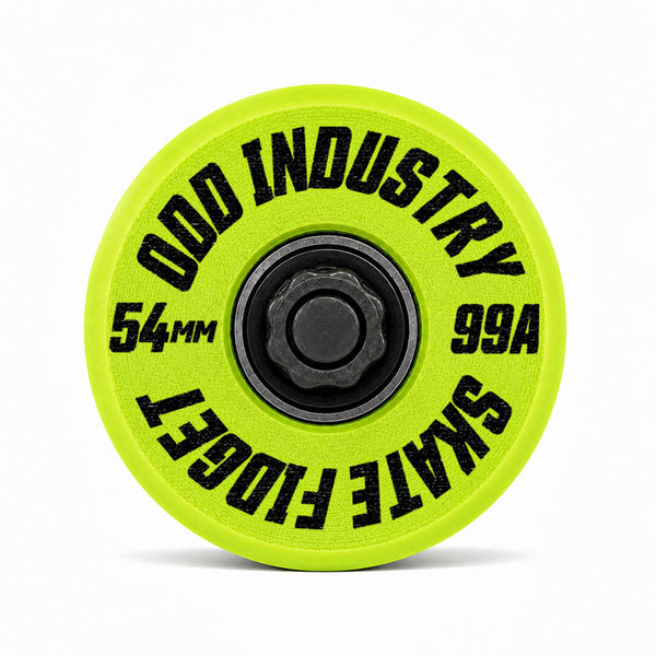 Odd Industry 54mm Skate Wheel Fidget Spinner – Acid Green