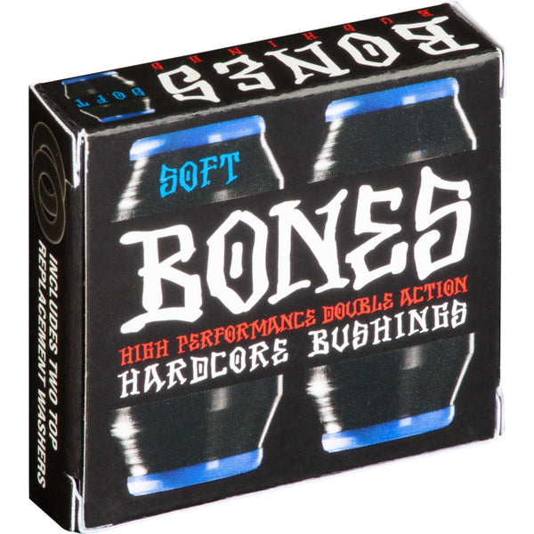 BONES Wheels Bushings Soft Black / Blue (81A) by Bones Wheels