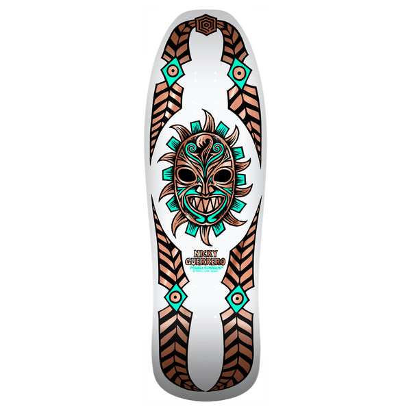 Powell-Peralta Nicky Guerrero - Mask '08' - 10.11" - White / Copper Foil by Powell Peralta