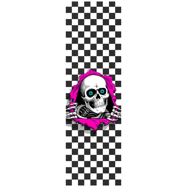 Powell Peralta Ripper White Checker Griptape 10.5" x 33" by Powell Peralta