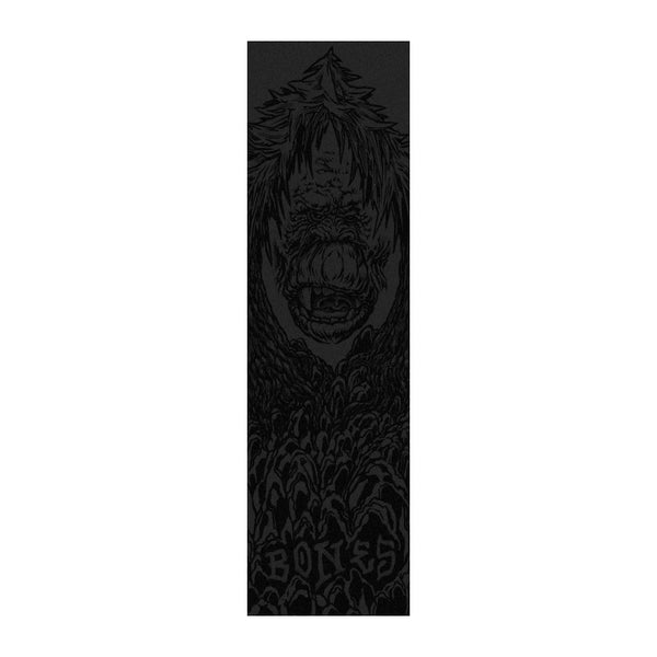 BONES WHEELS Forest Face Grip Tape Sheet 9" x 33" Black