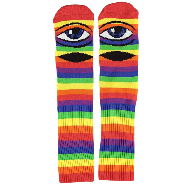 Toy Machine Sect Eye Rainbow Sock Rainbow by Toy Machine