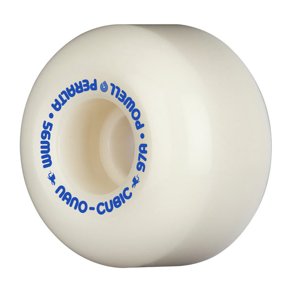 Powell-Peralta Dragon AA Nano Cubic - 56mm x 37mm - 97A - Off White / Blue by Powell Peralta