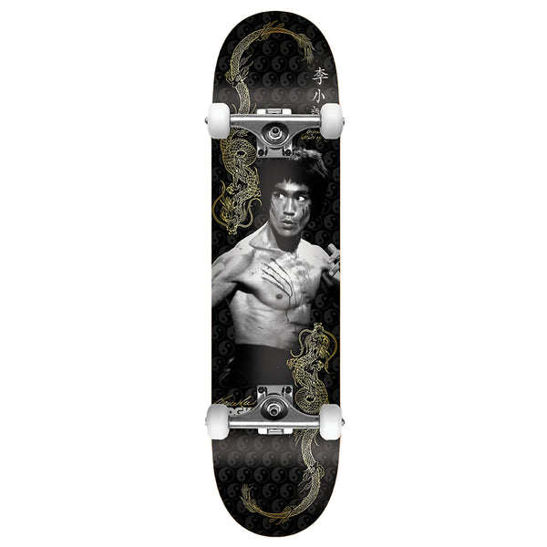 DGK x Bruce Lee Balance (Embossed) Complete Black 8.25"