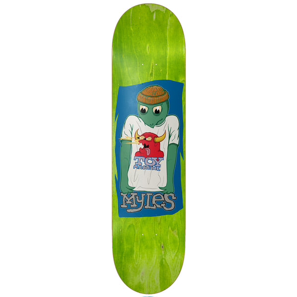 Toy Machine Myles Willard Turtle Shirt Skateboard Deck 8.25 inch skateboard deck