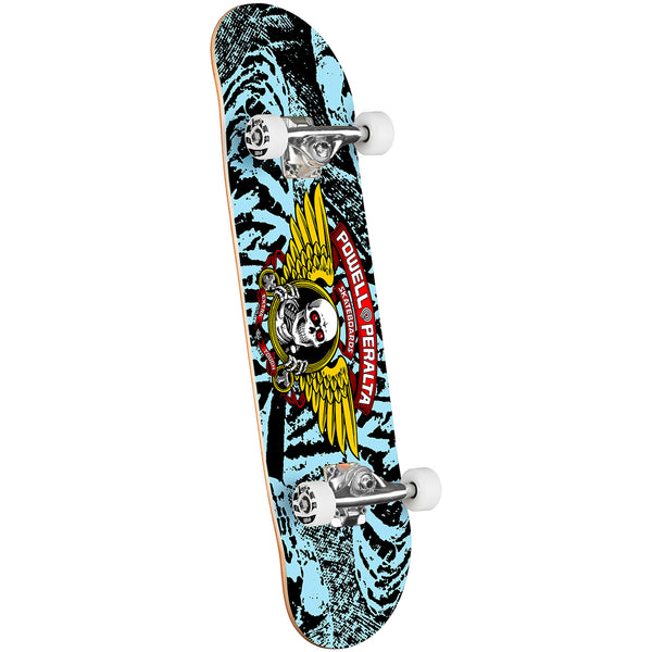 Powell Peralta Winged Ripper Complete Black/Light Blue - 7" x 28" by Powell Peralta