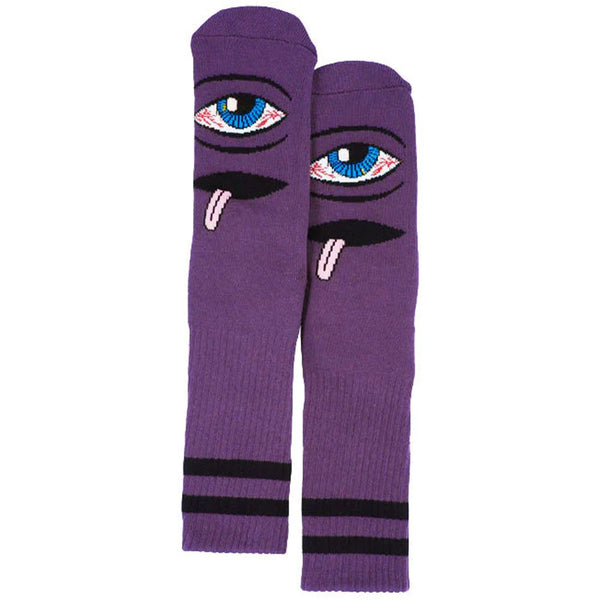 Toy Machine Bloodshot Eye Sock Eggplant