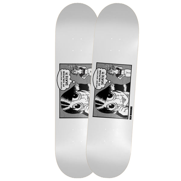 Toy Machine x Thrasher Girlfriend Skateboard Deck 8.25 inch view 2